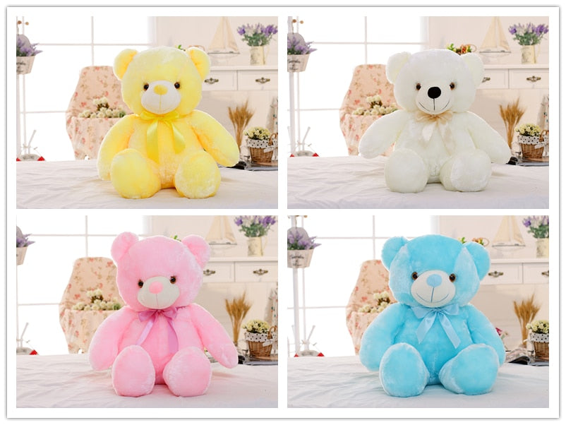 LED Teddy Bear: Colorful Glowing Gift for Kids