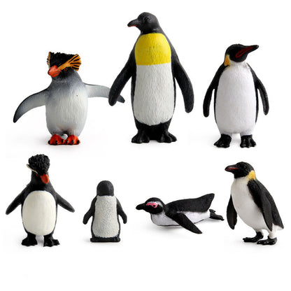 Plastic Penguin Action Figures Toys