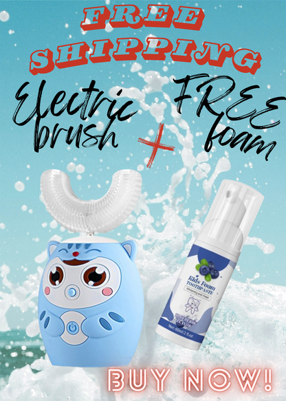 Today > Get a FREE Toothpaste and FREE Shipping with Every Cartoon Electric Toothbrush for Kids!!!